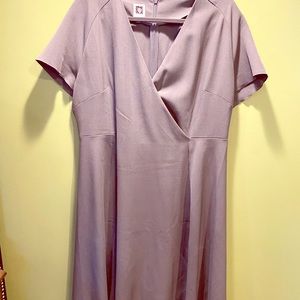 Grey A Line Anne Klein Dress